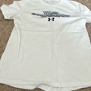 Like New YL Under Armour White Shirt